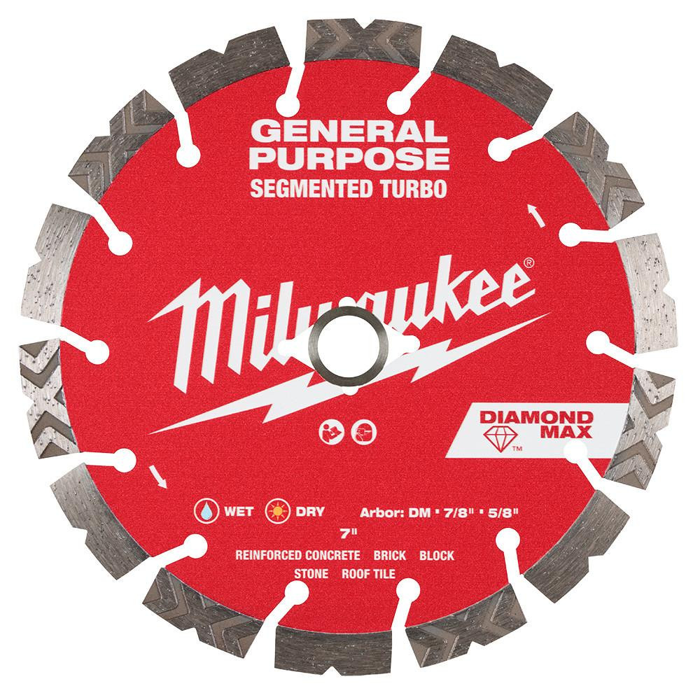 Milwaukee 49-93-9007 7 in DIAMOND MAX Segmented Turbo