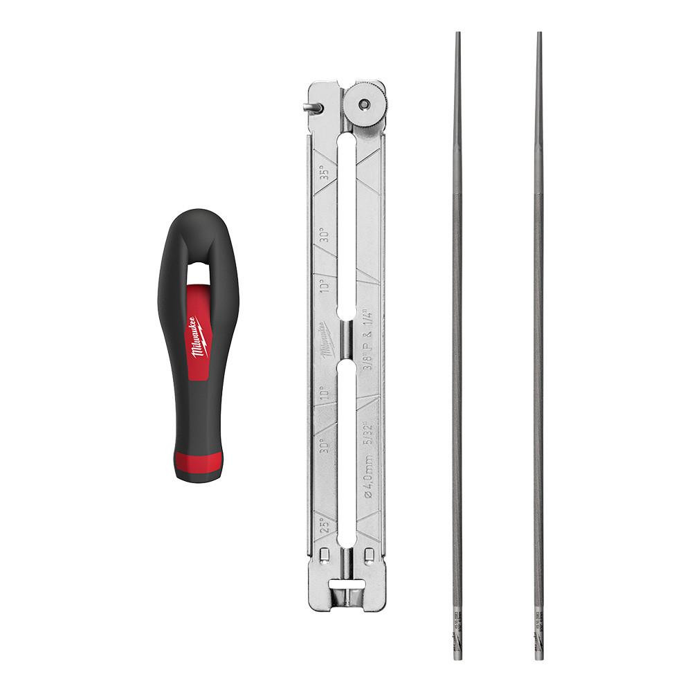 Milwaukee 49-16-2881 4pc 5/32 Saw Chain Sharpening Set