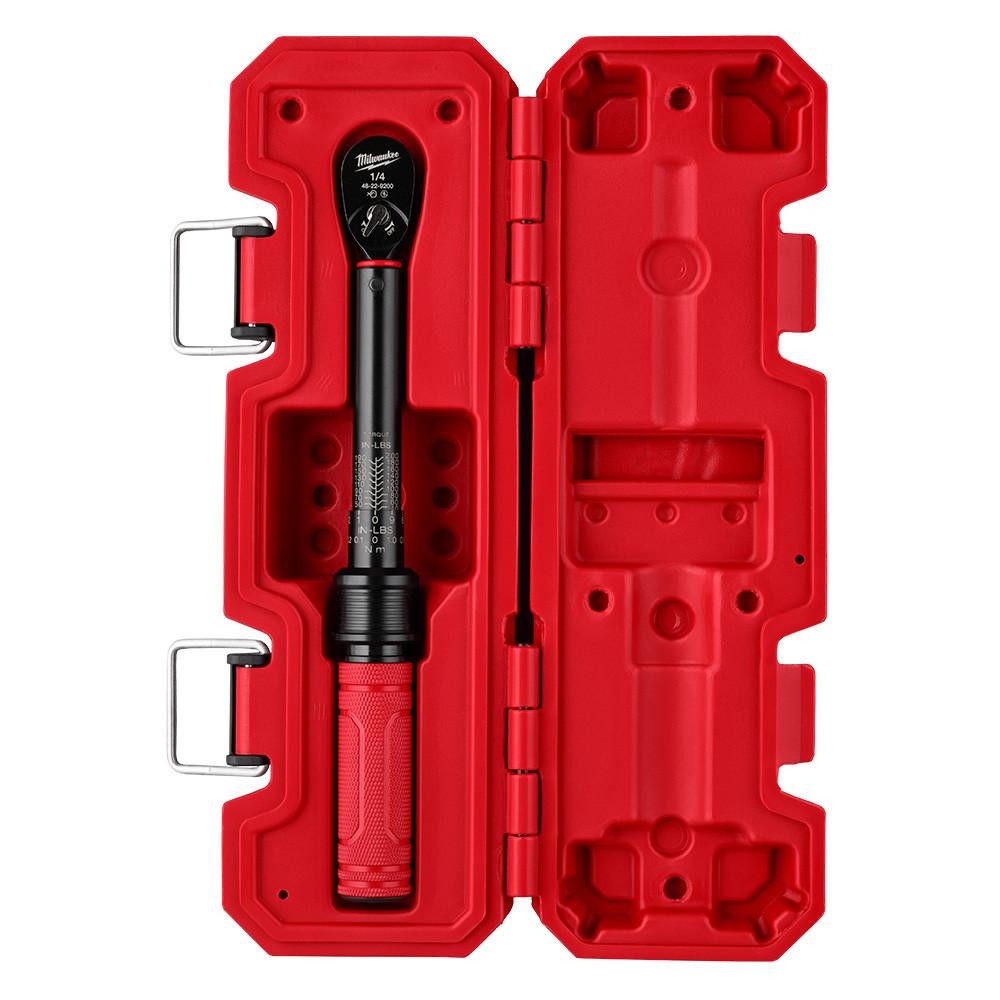 Milwaukee 48-22-9200 1/4 Drive Click Torque Wrench (40-200 in-lbf)