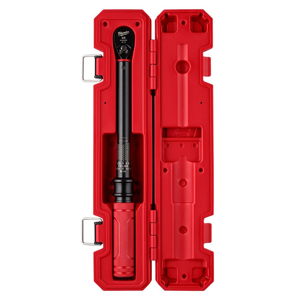 Milwaukee 48-22-9202 3/8 Drive Click Torque Wrench ​(20-100 ft-lbf)