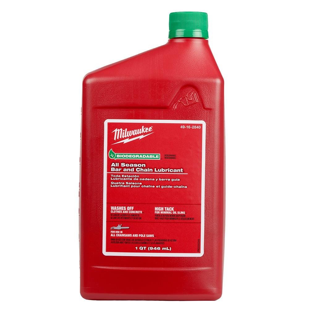 Milwaukee 49-16-2840 1 qt Bio All Season Bar and Chain Lubricant