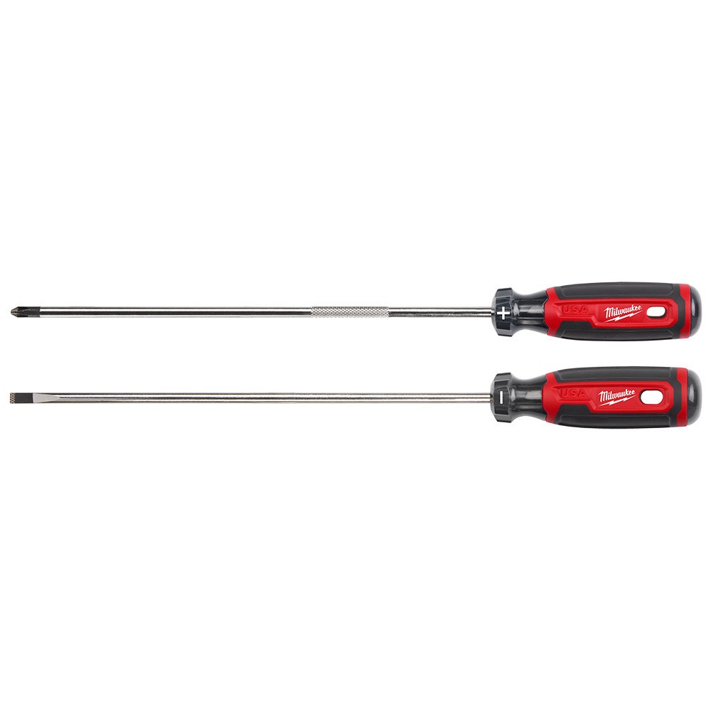 Milwaukee MT200-2L 2pc 10 in. Cushion Grip Screwdriver Set USA