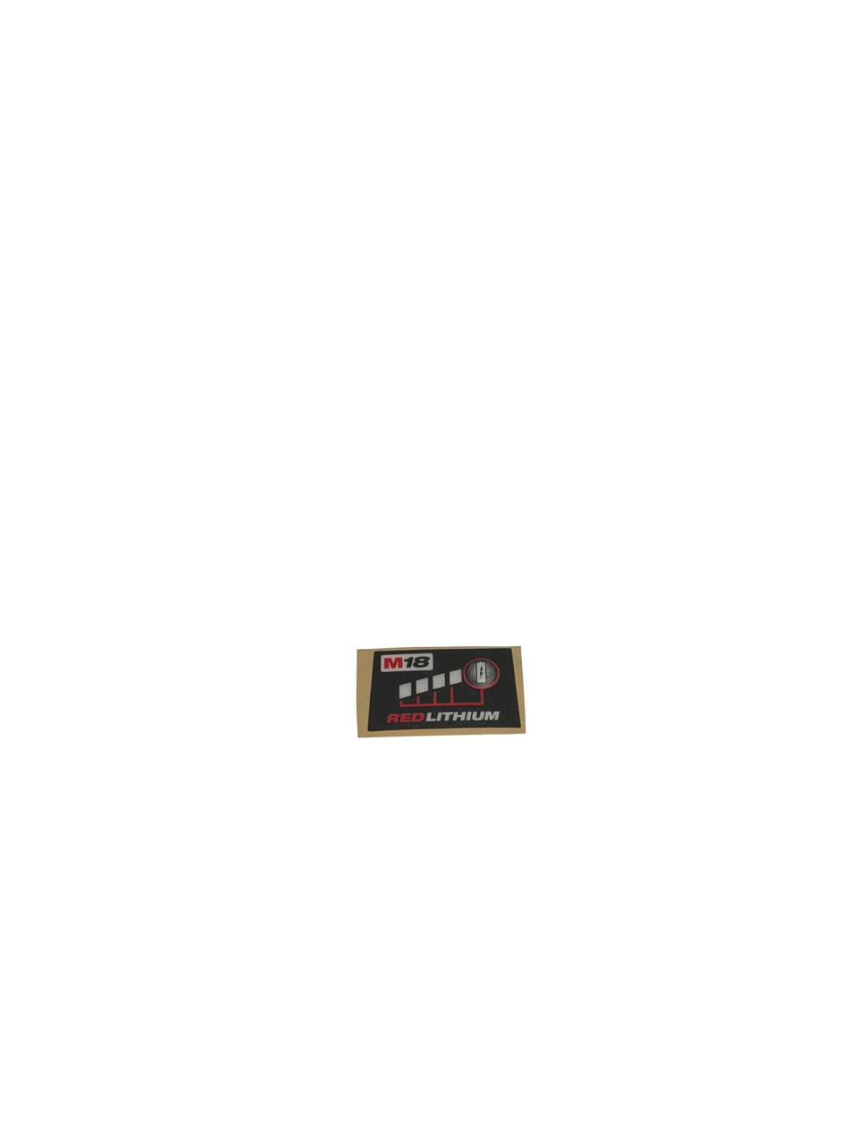 Milwaukee 10-20-4300 Front Fuel Gage Label