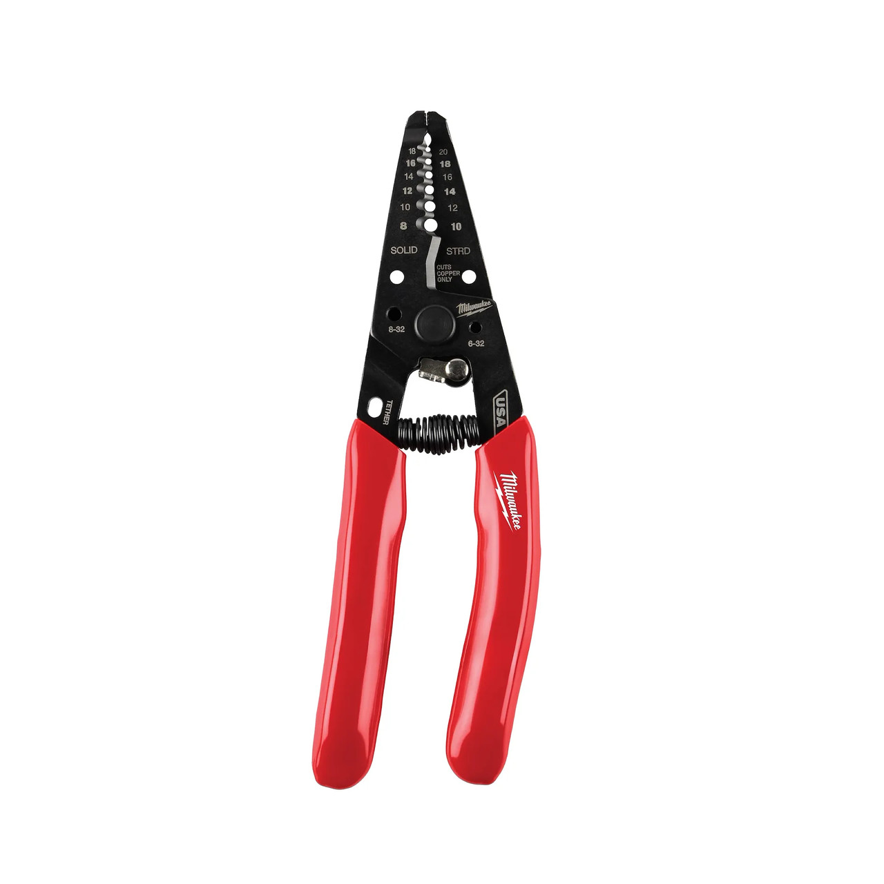 Milwaukee MT702 8-20 AWG Dipped Grip Wire Stripper & Cutter (USA)