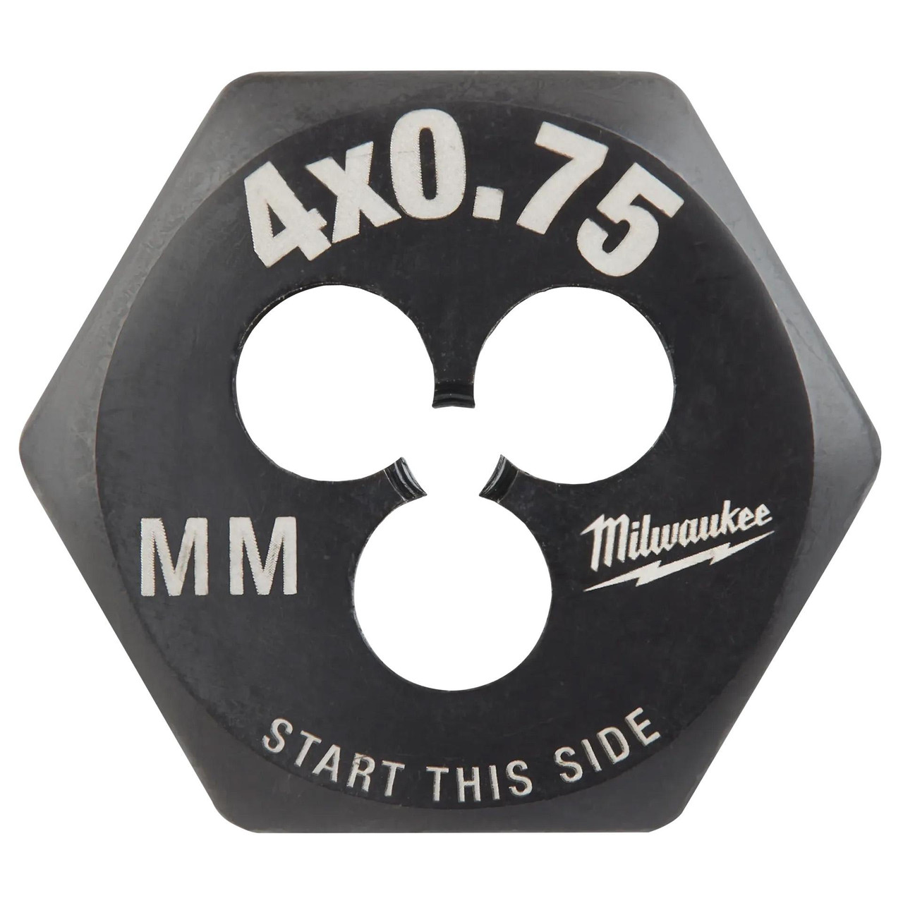 Milwaukee 49-57-5320 M4-0.75 mm 1 Inch Hex Threading Die
