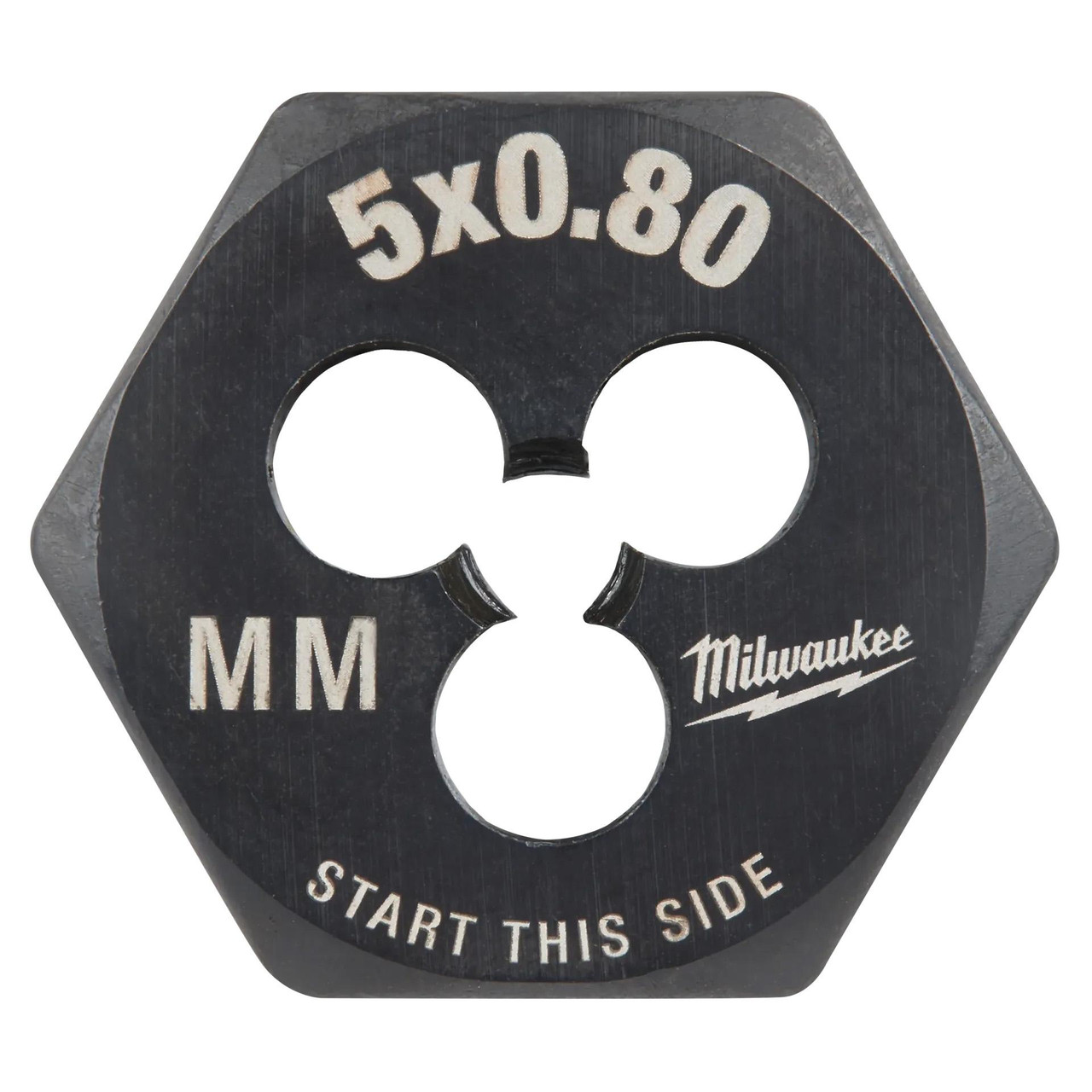 Milwaukee 49-57-5329 M5-0.80 mm 1 Inch Hex Threading Die