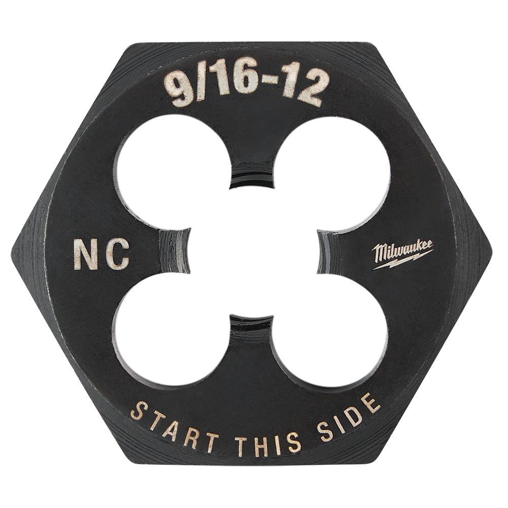 Milwaukee 49-57-5365 9/16-12 NC 1-7/16 Hex Threading Die