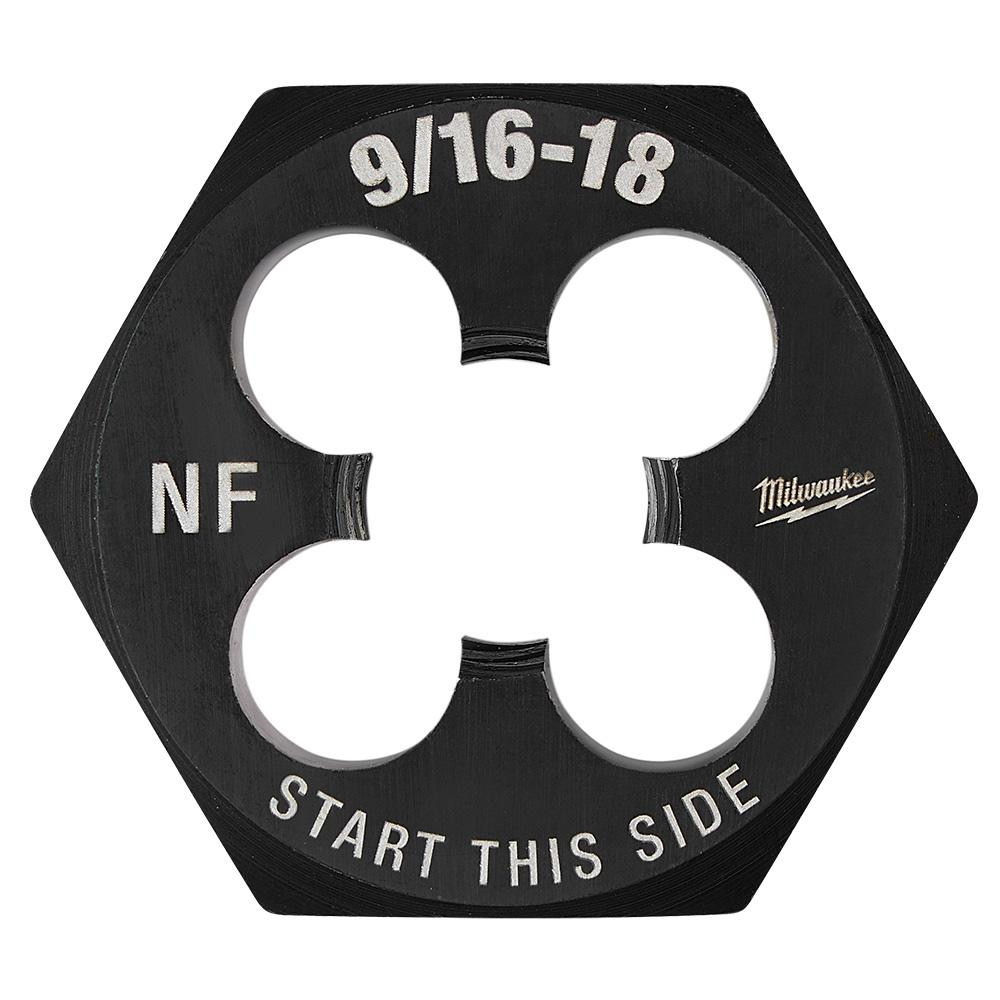 Milwaukee 49-57-5368 9/16-18 NF 1-7/16 Hex Threading Die
