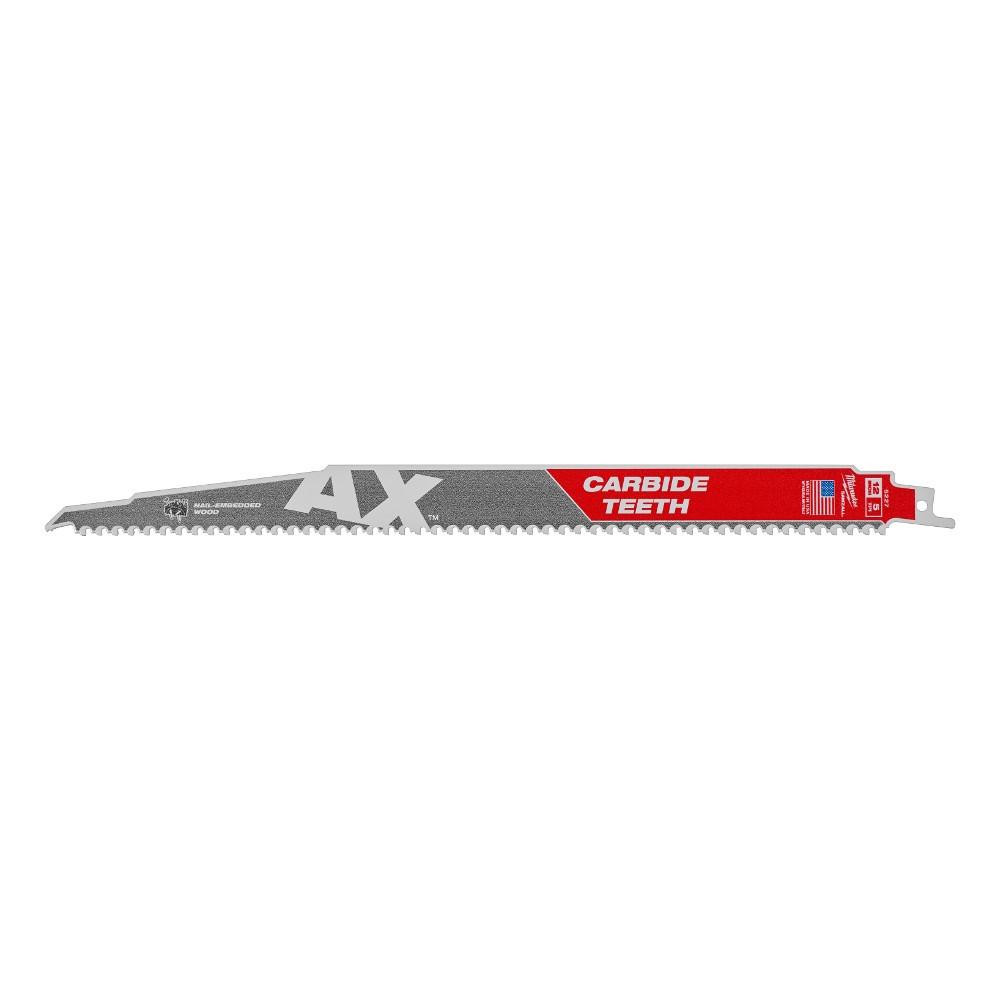 48-00-5227 The AX 5T Carbide SAWZALL 12 in | Milwaukee Tools