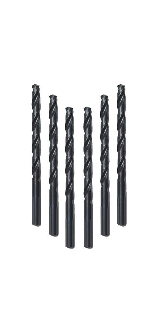 bitossi やぎ 48-89-2840 3/8 in. Thunderbolt Black Oxide Drill Bit (6 PK