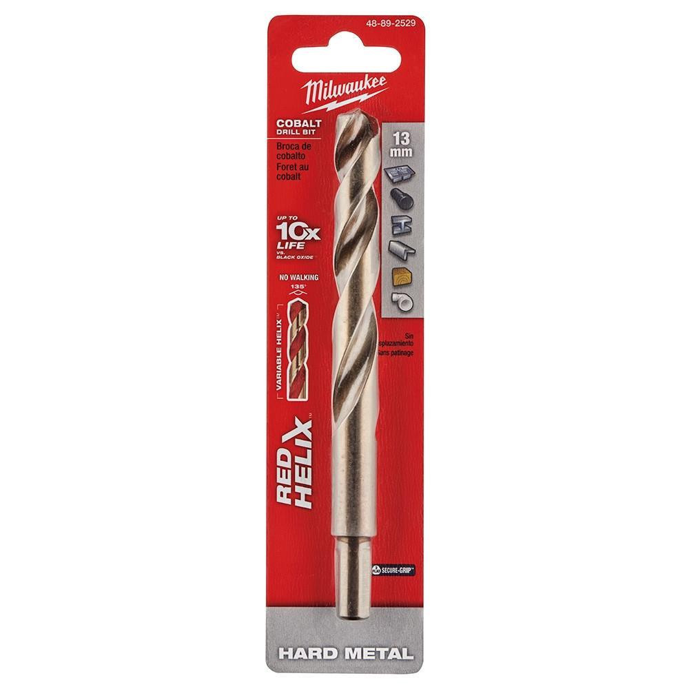 48-89-2529 13 mm RED HELIX Cobalt Drill Bit - Metric | Milwaukee