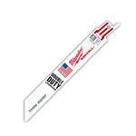 Milwaukee 48-00-8182 6 in. 14 TPI Thin Kerf Sawzall Blades (25 Pk)
