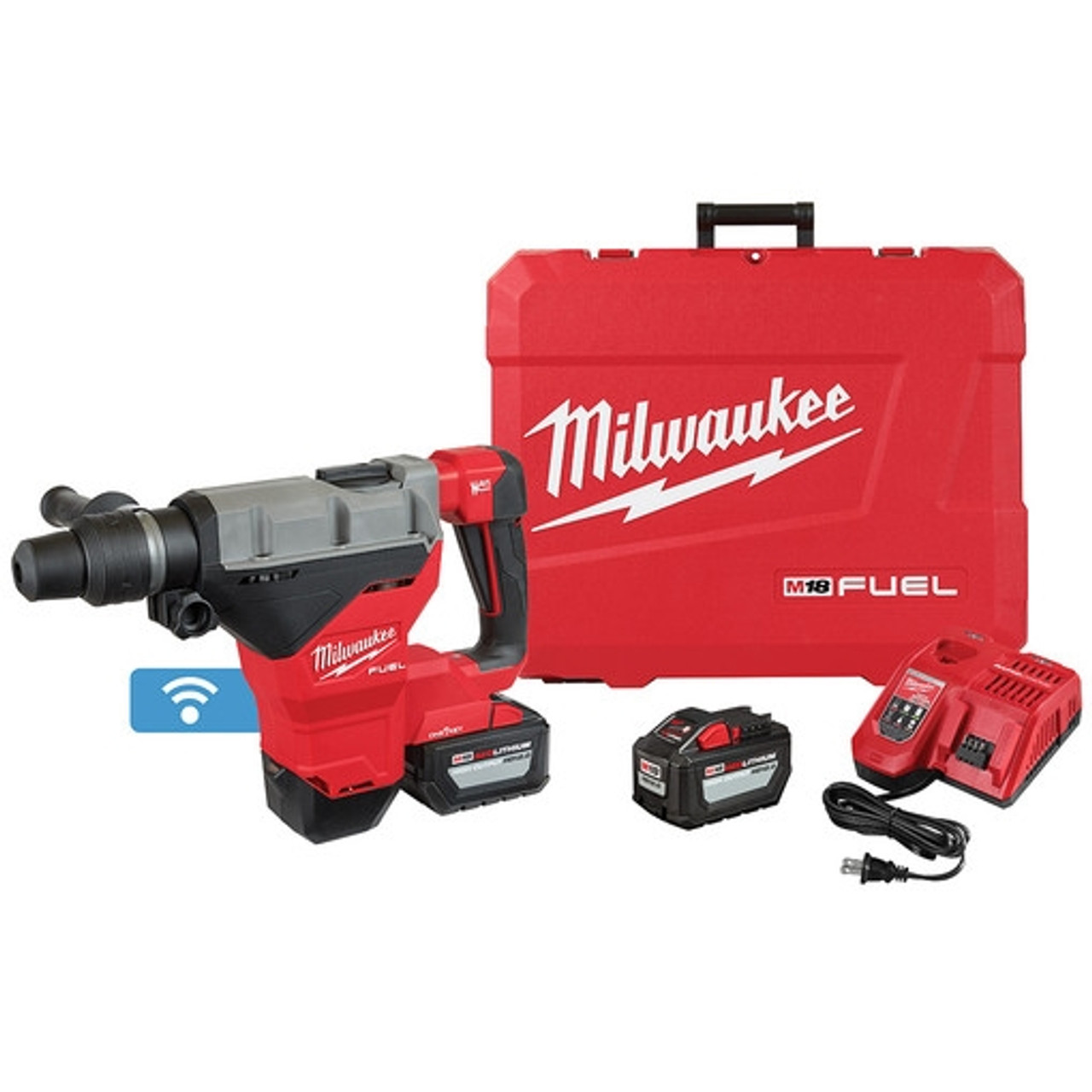 Milwaukee 2718-22HD M18 FUEL 1-3/4 in. SDS MAX Rotary Hammer Kit w/ 12.0  Batteries