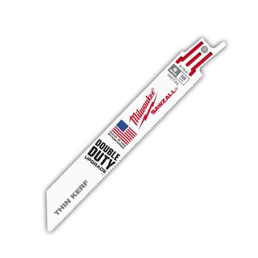 48-00-5184 6 in. 18 TPI Thin Kerf Sawzall Blades (5 Pk) | Milwaukee