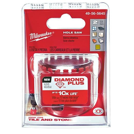 Milwaukee 49-56-5645 2 in. Diamond Plus Hole Saw Milwaukee 49-56-5645 2 in. Diamond Plus Hole Saw