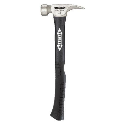Stiletto Ti12sc-f 12 Oz Hammer – Titan-Schlagfläche, Gebogener Fiberglas-Griff, 40,6 Cm