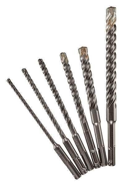 48-20-7499 6 piece SDS+ 4CT M4X Hammer Drill Bit Kit | Milwaukee