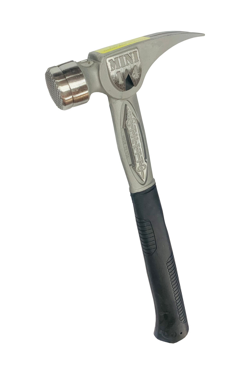 豪華 Stiletto Hammer TBM14RMS w/Milled TiBone Mini-14 Titanium TBM14RMS,  ounce Stiletto Replaceable All 14oz Face Milled Handle Straight Face Hammer  with a Straight 16