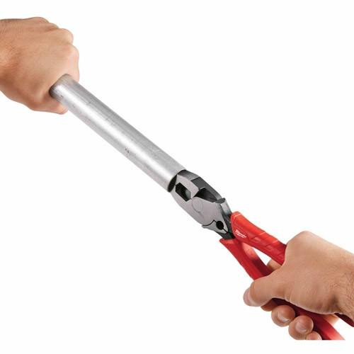 Milwaukee 48-22-6100 9 in. High Leverage Linemans Pliers w Milwaukee 48-22-6100 9 in. High Leverage Linemans Pliers w