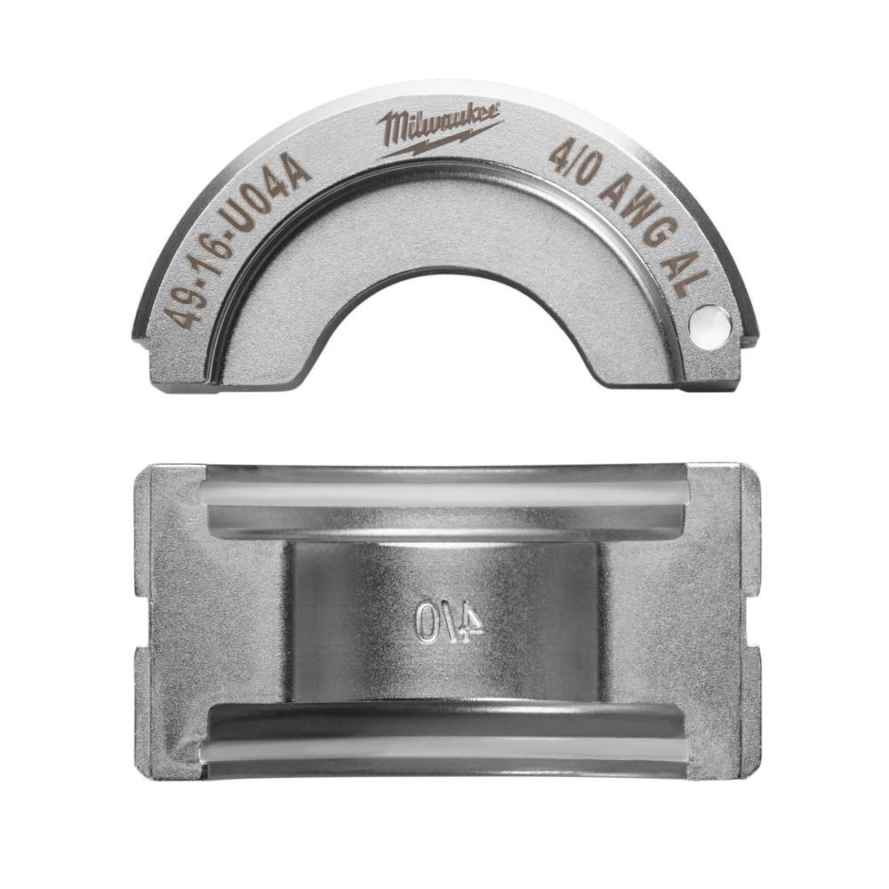 49-16-U04A 4/0 Aluminum U Style Die | Milwaukee