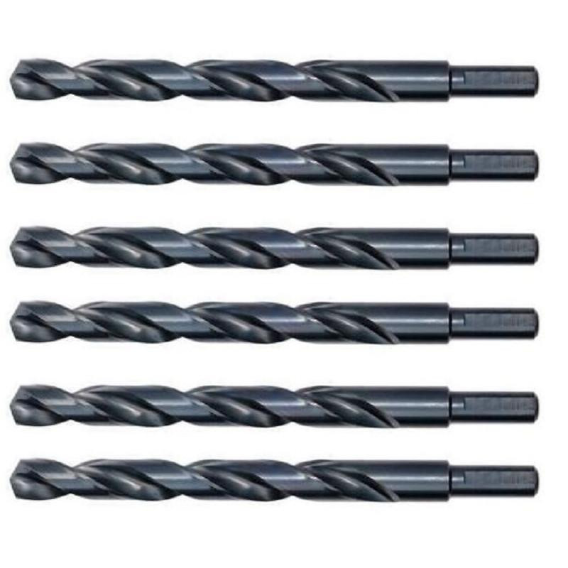 Milwaukee 48-89-2841 25/64 in. Thunderbolt Black/Oxide Drill Bits 6 pk