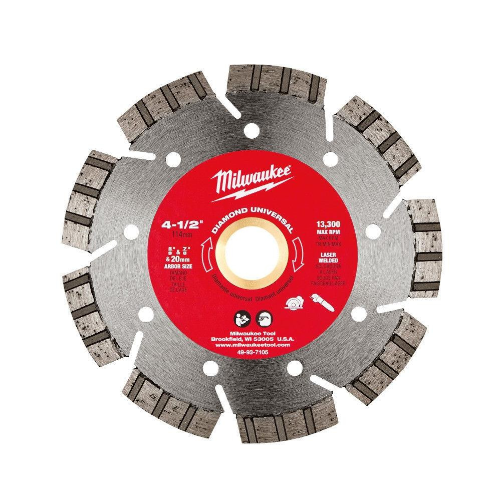 49-93-7105 4-1/2 Diamond Segmented Blade | Milwaukee