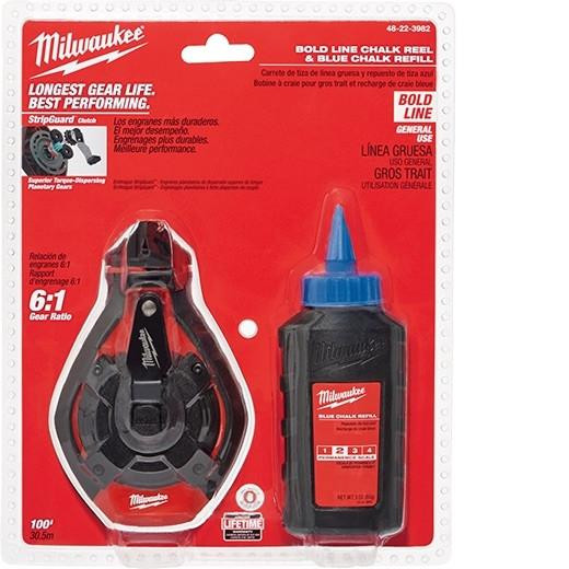 48-22-3982 100 ft. Bold Line Kit w/ Blue Chalk | Milwaukee Tool