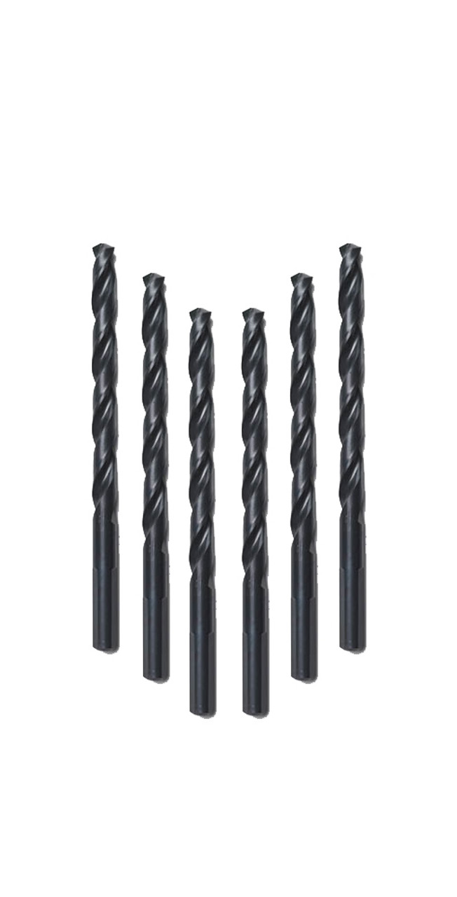 Milwaukee 48-89-2838 11/32 in. Thunderbolt Black Oxide Drill Bit 6 PK