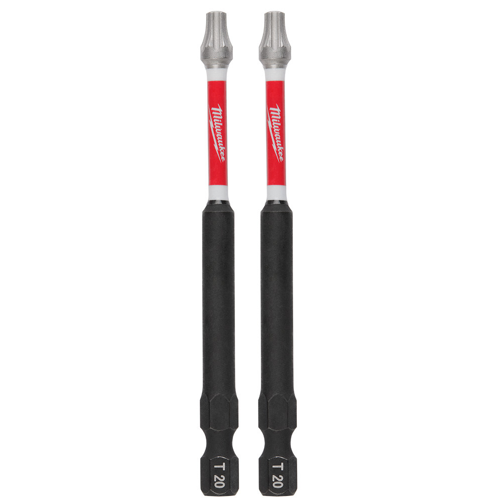 Milwaukee 48-32-4395 SHOCKWAVE 3-1/2 in. Torx T20 Power Bits (25 Pk)