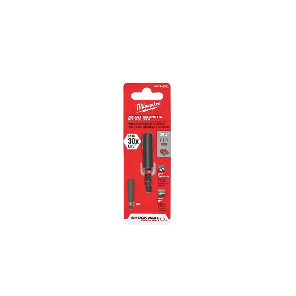 48-32-4502 Shockwave Magnetic Bit Tip Holder 2.36 in. | Milwaukee