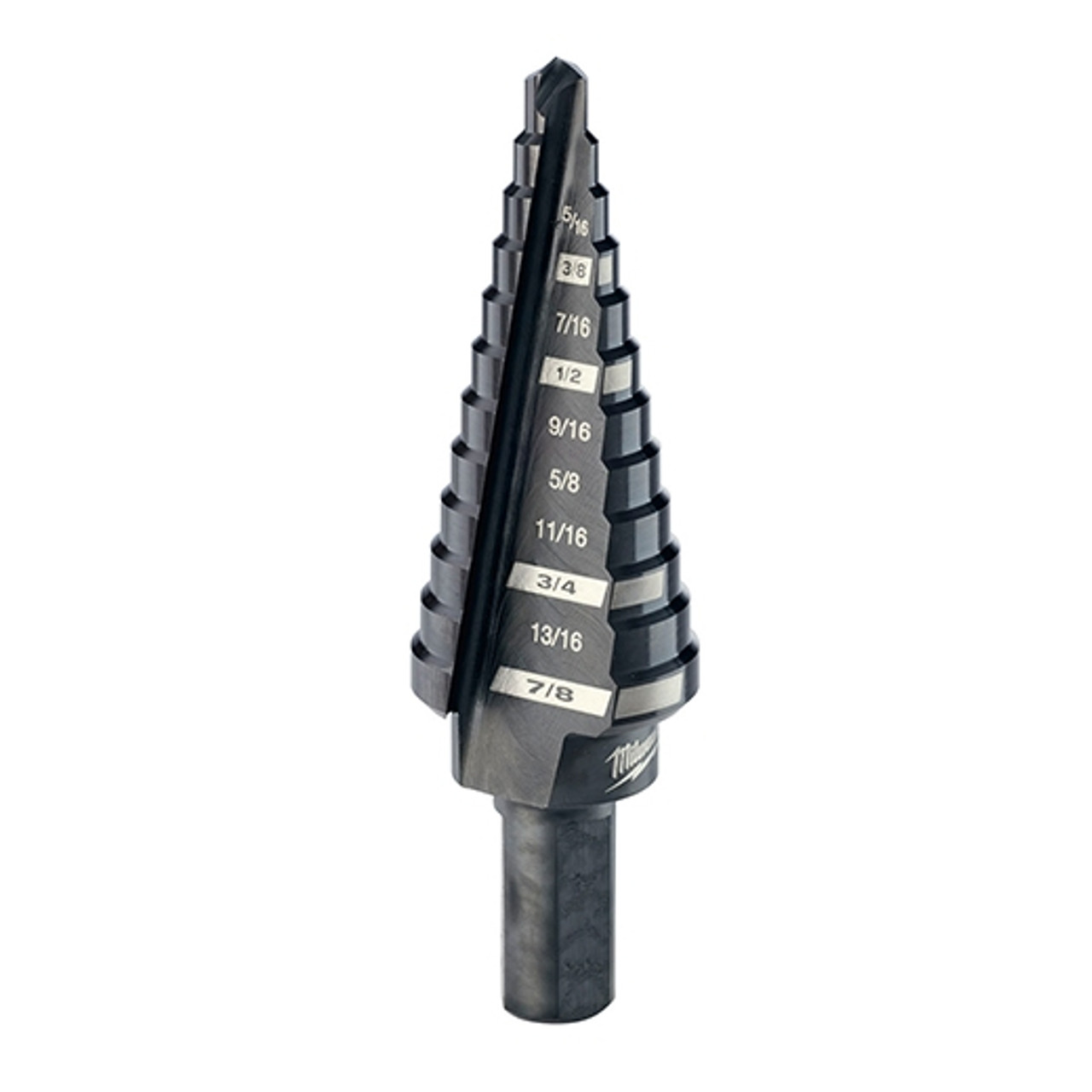 Milwaukee 48-89-9204 #4 Step Drill Bit, 3/16 in. - 7/8 in. by 1/16 in.