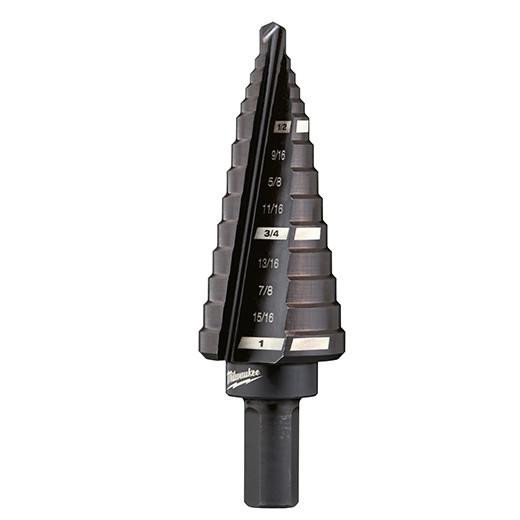 48-89-9208 #8 Step Drill Bit 1/2 - 1 in | Milwaukee