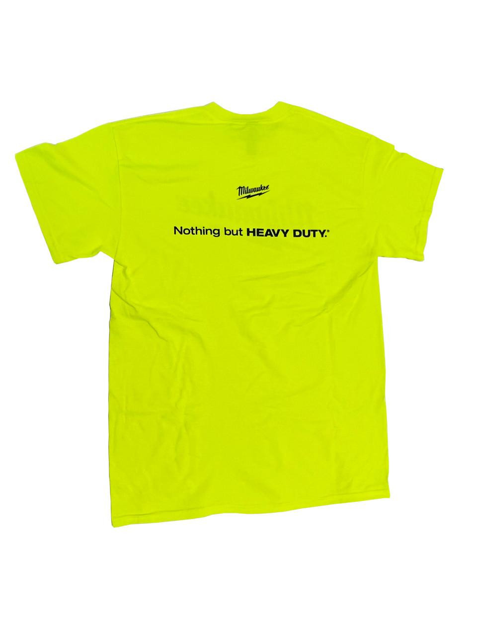 MWT154-L Safety Green T-Shirt Size Large | Milwaukee
