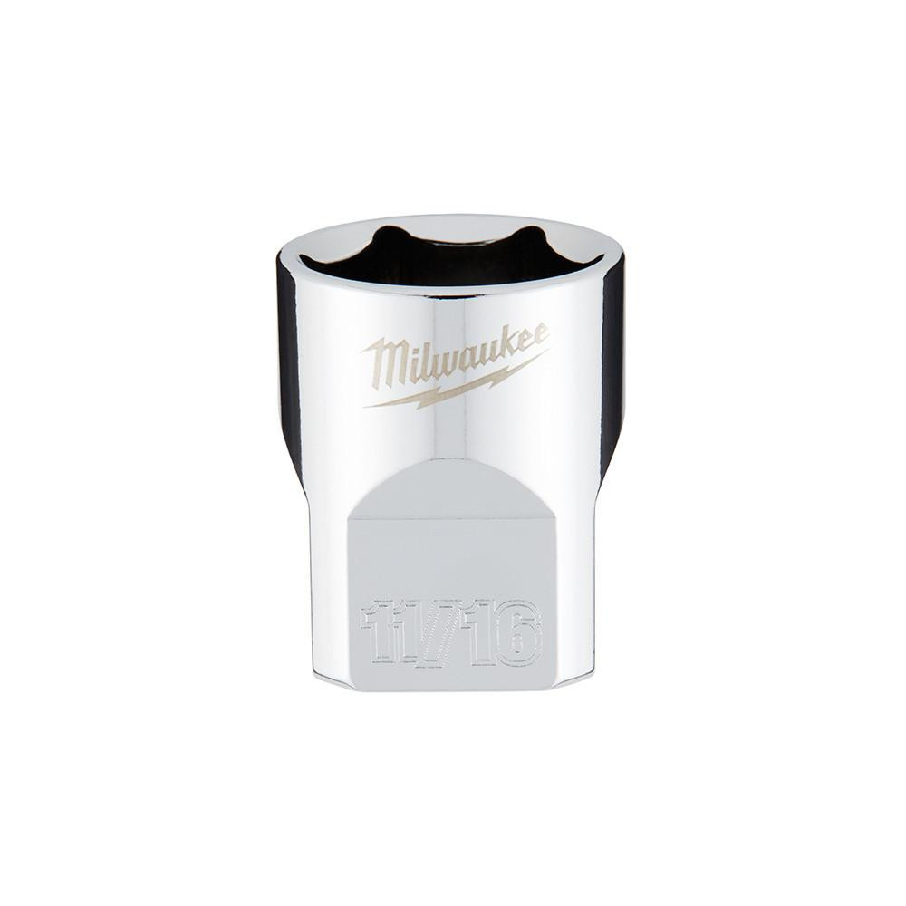 Milwaukee 45-34-9067 3/8 Drive 11/16 SAE 6-Point Socket