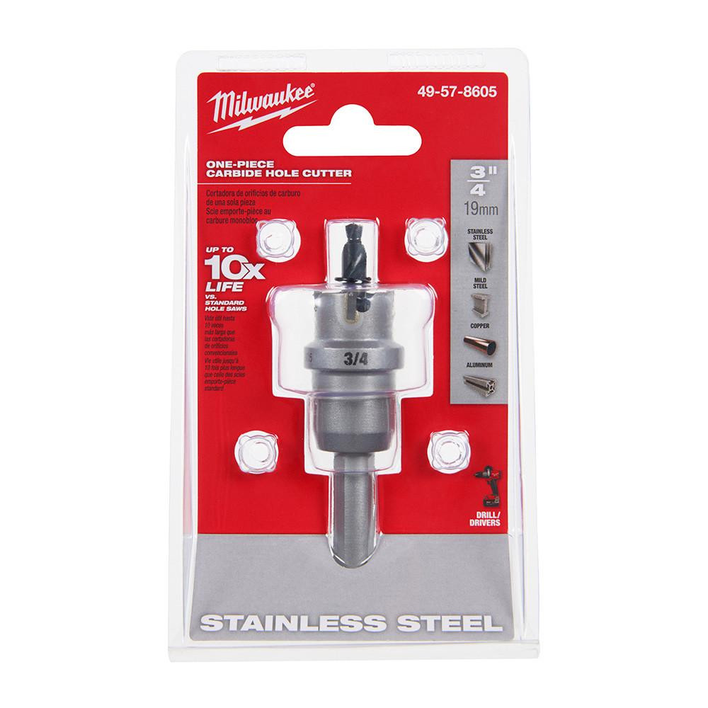 49-57-8605 3/4 in. One-Piece Carbide Hole Cutters | Milwaukee