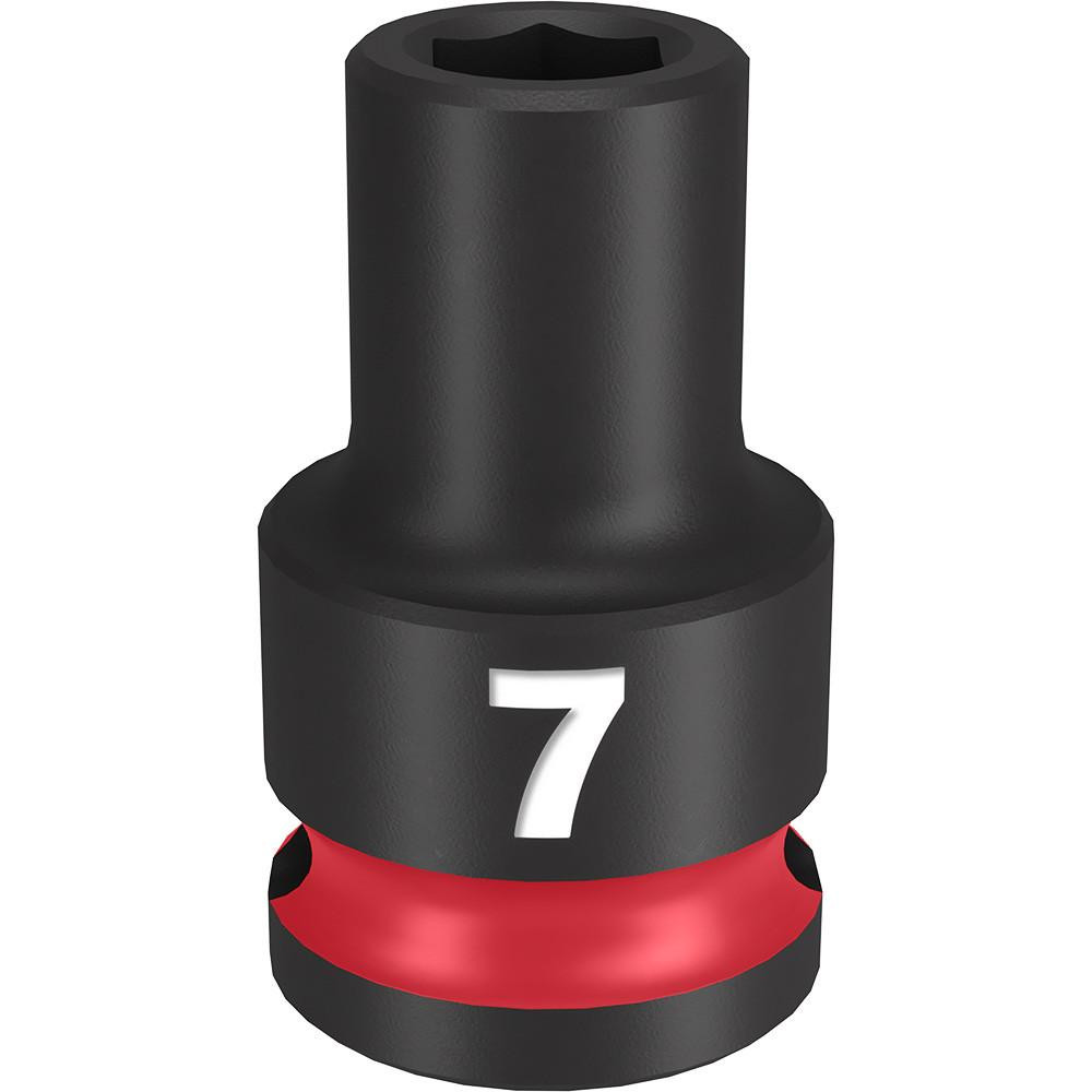 49-66-6131 Milwaukee 6pt Impact 3/8 Drive 7mm Standard Socket