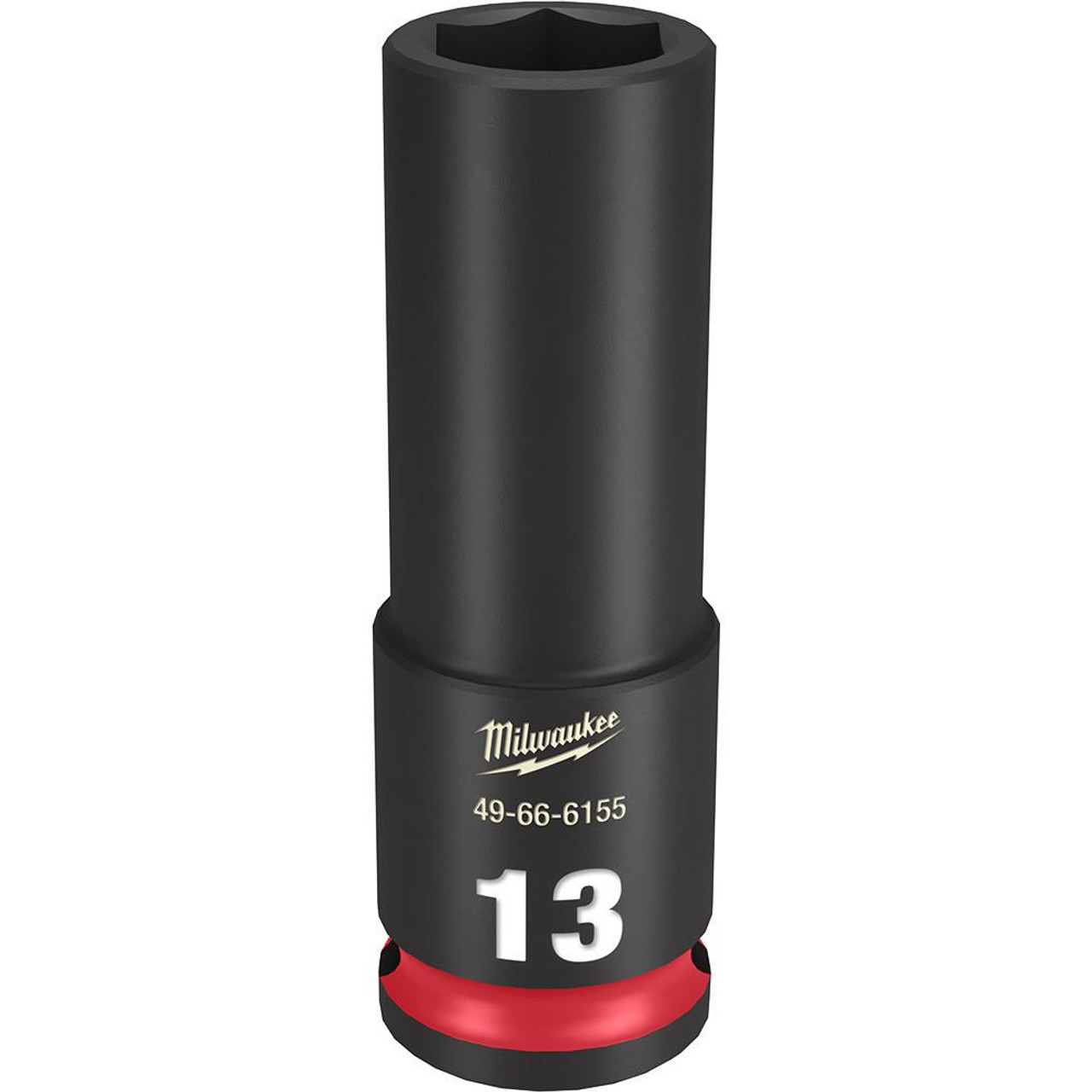 Milwaukee 49-66-6155 SHOCKWAVE Impact Duty 3/8 Drive 13mm Deep 6 Point Socket