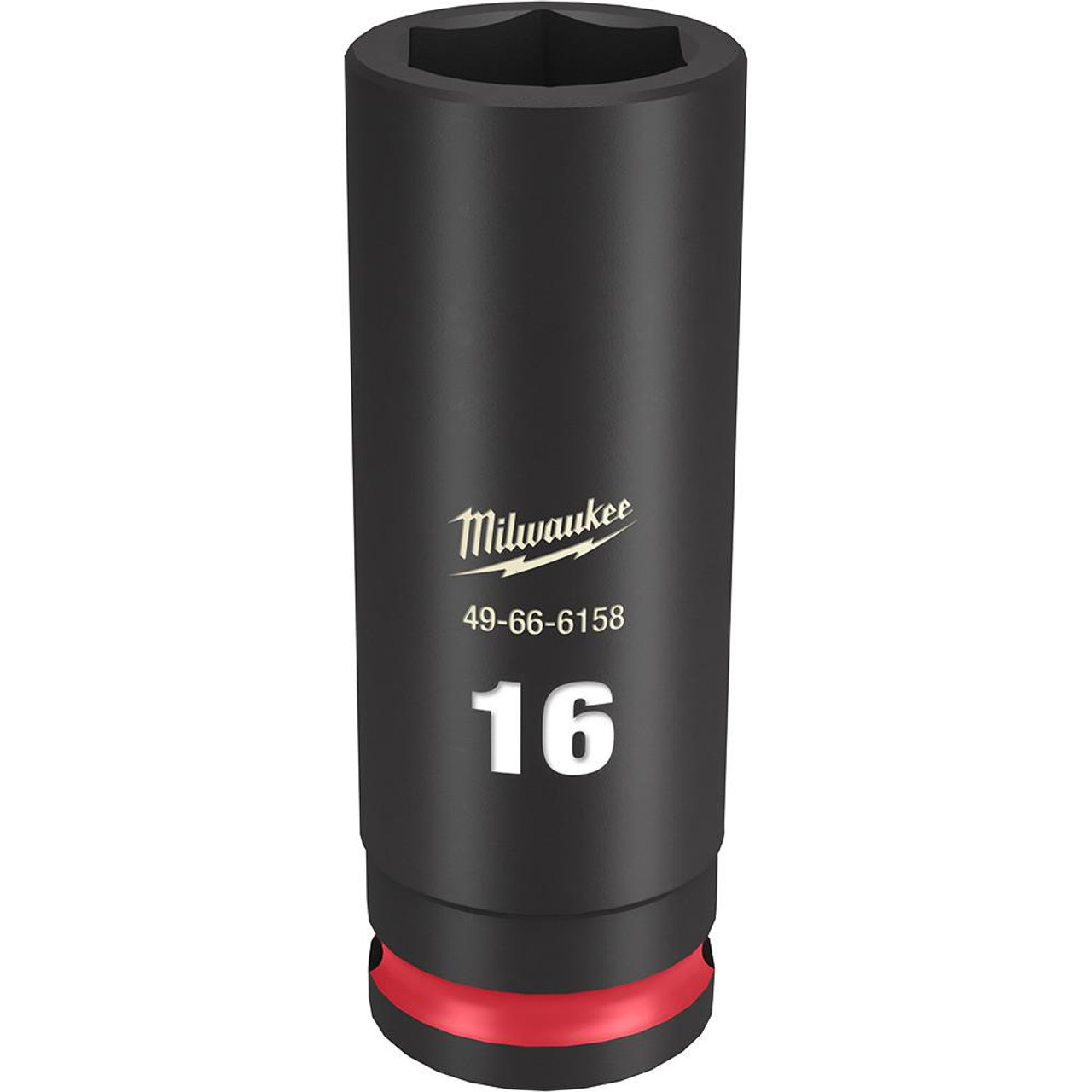 Milwaukee 49-66-6158 SHOCKWAVE Impact Duty 3/8 Drive 16mm Deep 6 Point Socket