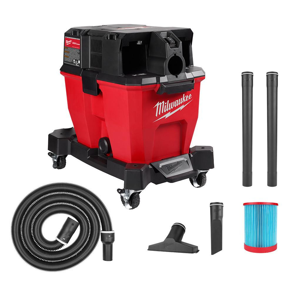 Milwaukee 0920-20 M18 FUEL 9 Gallon Dual-Battery Wet/Dry Vacuum