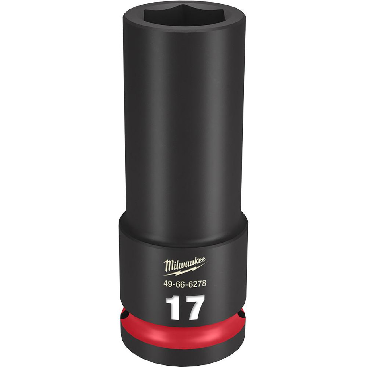 Milwaukee 49-66-6278 SHOCKWAVE Impact Duty 1/2 Drive 17MM Deep 6 Point Socket