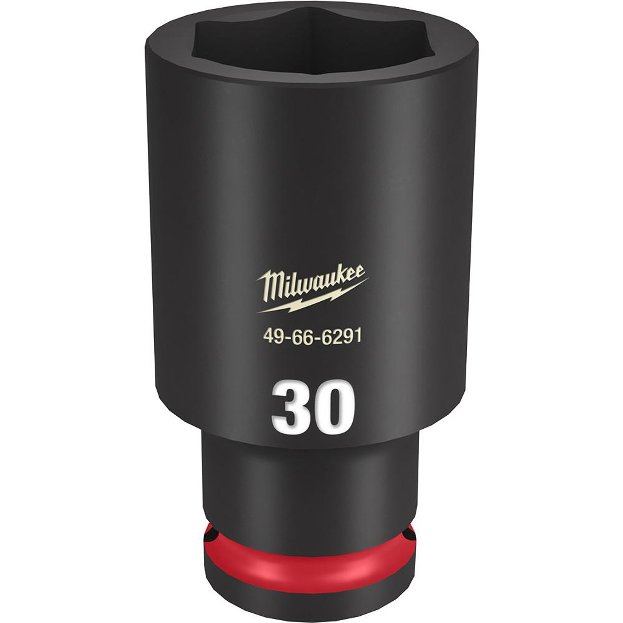 Milwaukee 49-66-6291 SHOCKWAVE Impact Duty 1/2 Drive 30MM Deep 6 Point Socket