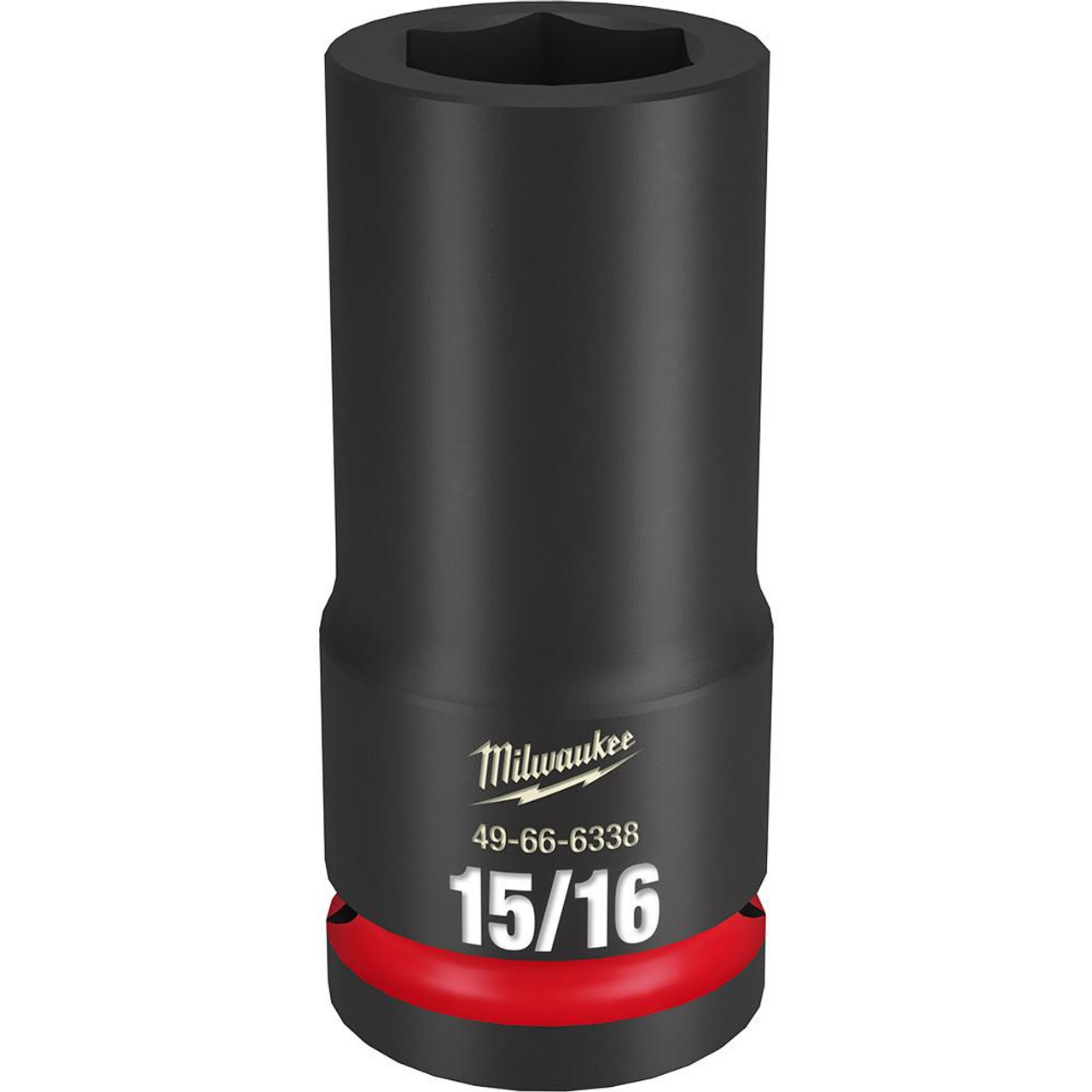 Milwaukee 49-66-6338 SHOCKWAVE Impact Duty 3/4 Drive 15/16 Deep 6 Point Socket