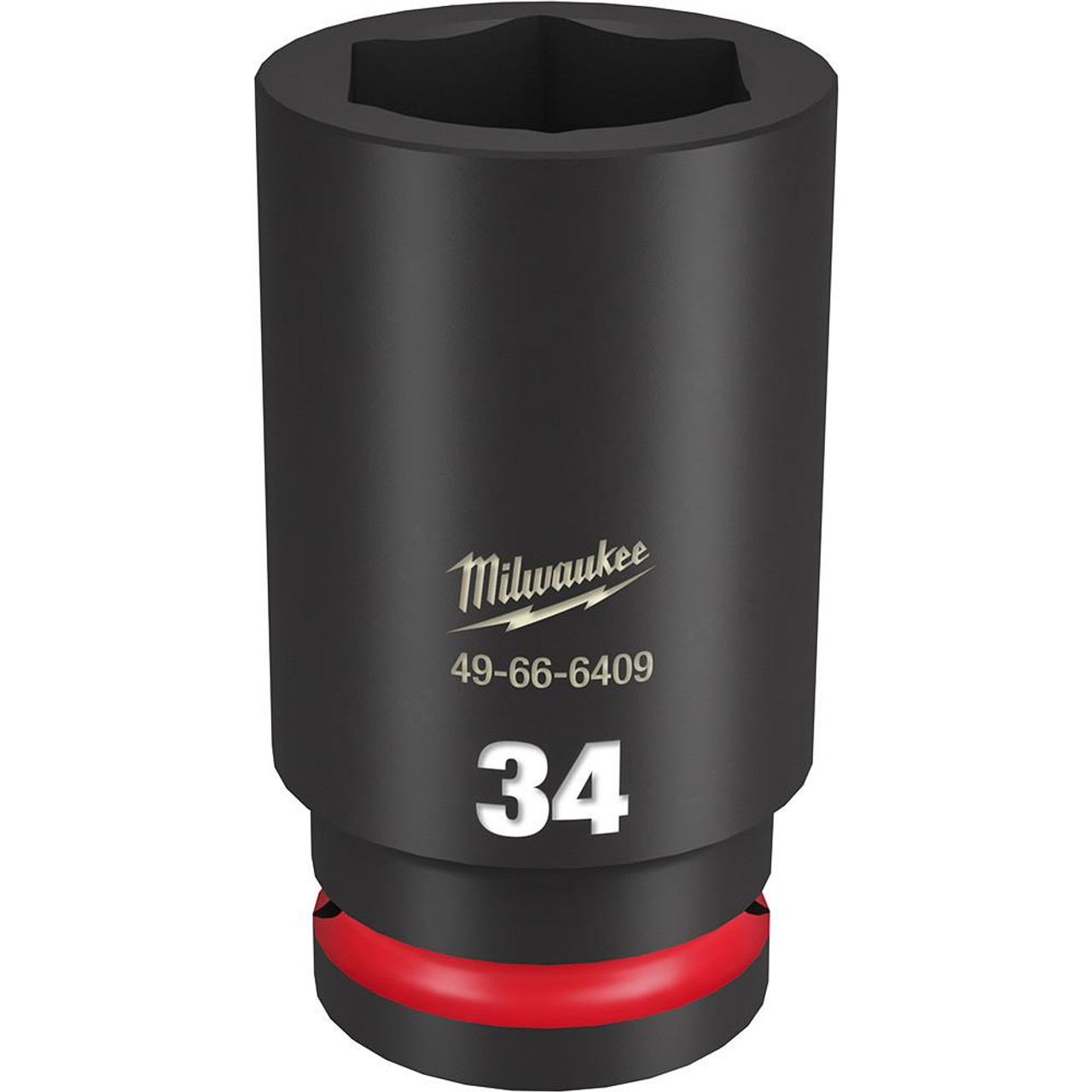 Milwaukee 49-66-6409 SHOCKWAVE Impact Duty 3/4 Drive 34MM Deep 6 Point Socket