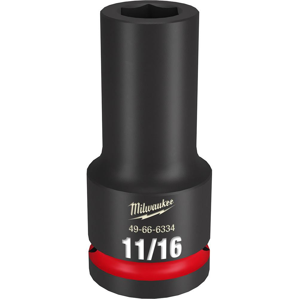 Milwaukee 49-66-6334 SHOCKWAVE Impact Duty 3/4 Drive 11/16 Deep 6 Point Socket