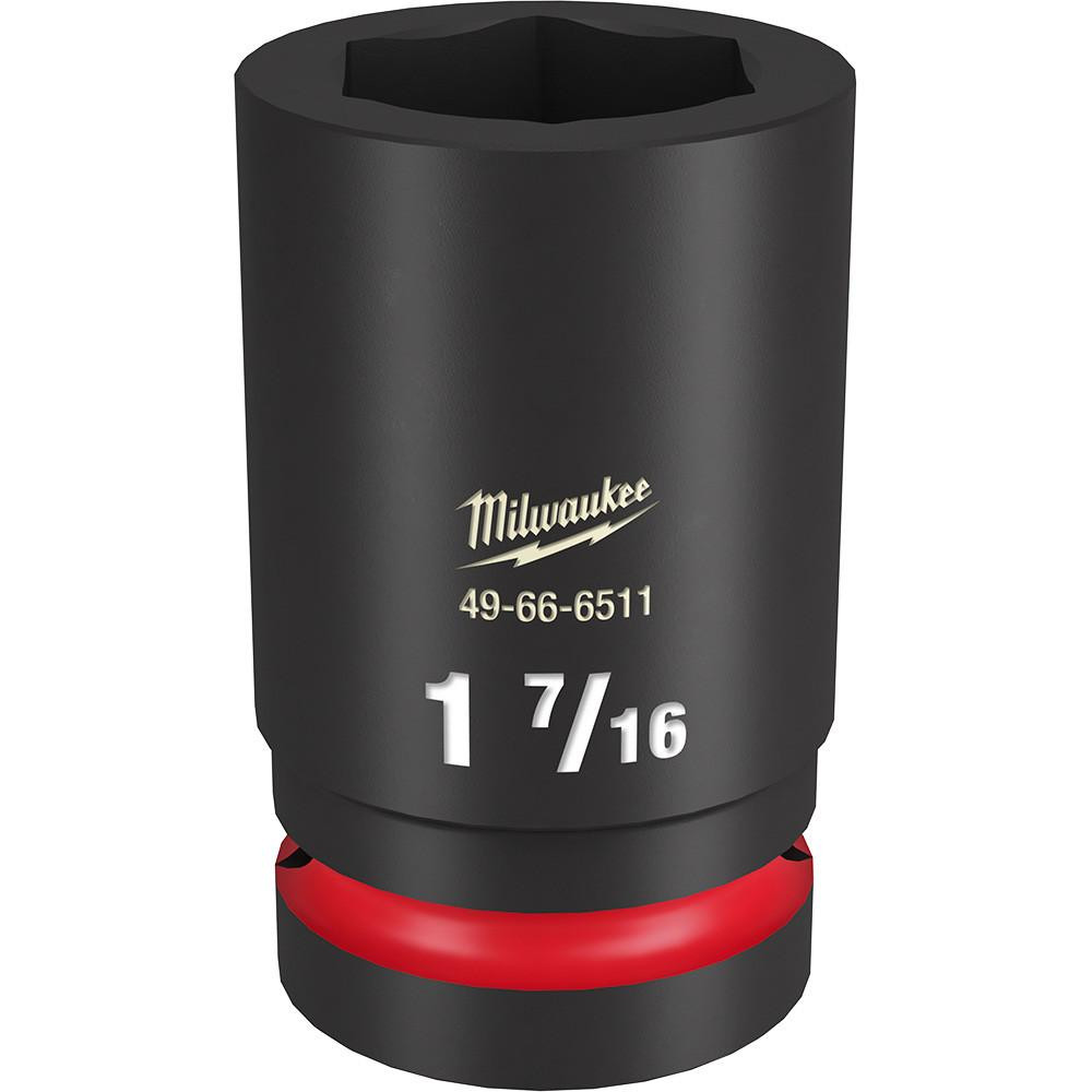 Milwaukee 49-66-6511 SHOCKWAVE Impact Duty 1 Drive 1-7/16 Deep 6 Point Socket