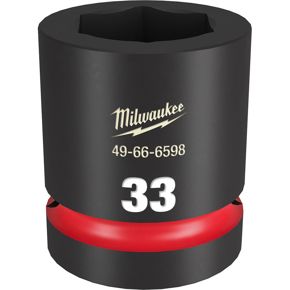 こう 49-66-6598 Impact 1 in Drive 33MM Socket | Milwaukee