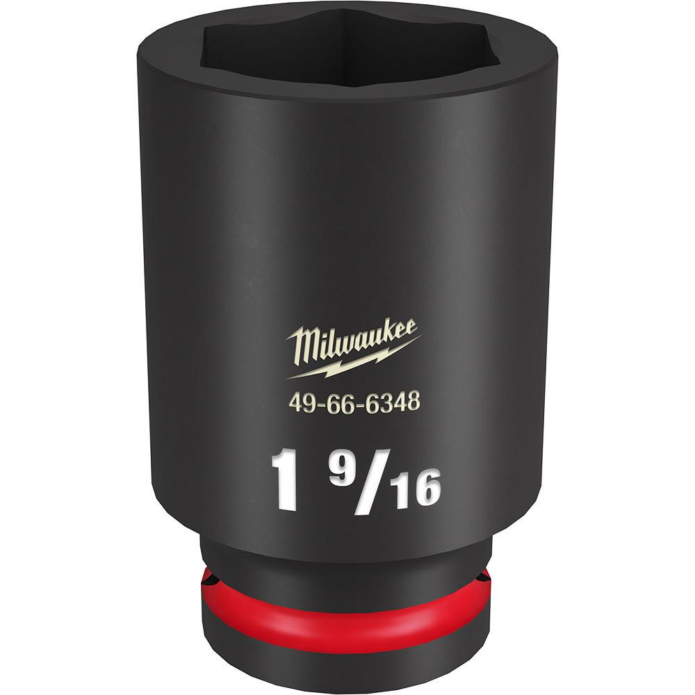 Milwaukee 49-66-6348 SHOCKWAVE Impact Duty 3/4 Drive 1-9/16 Deep 6 Point Socket