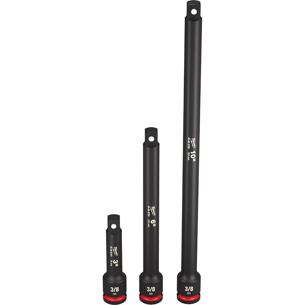 49-66-6714 3PC Impact Duty 3/8 Extension Set | Milwaukee