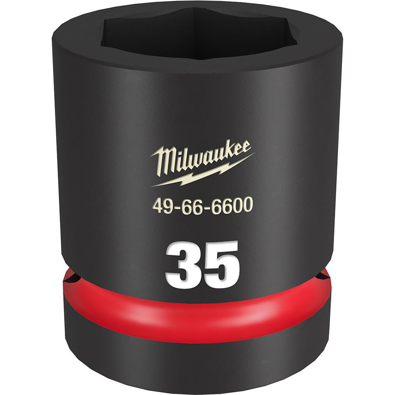 Milwaukee 49-66-6600 SHOCKWAVE Impact Duty 1 Drive 35MM Standard 6 Point Socket