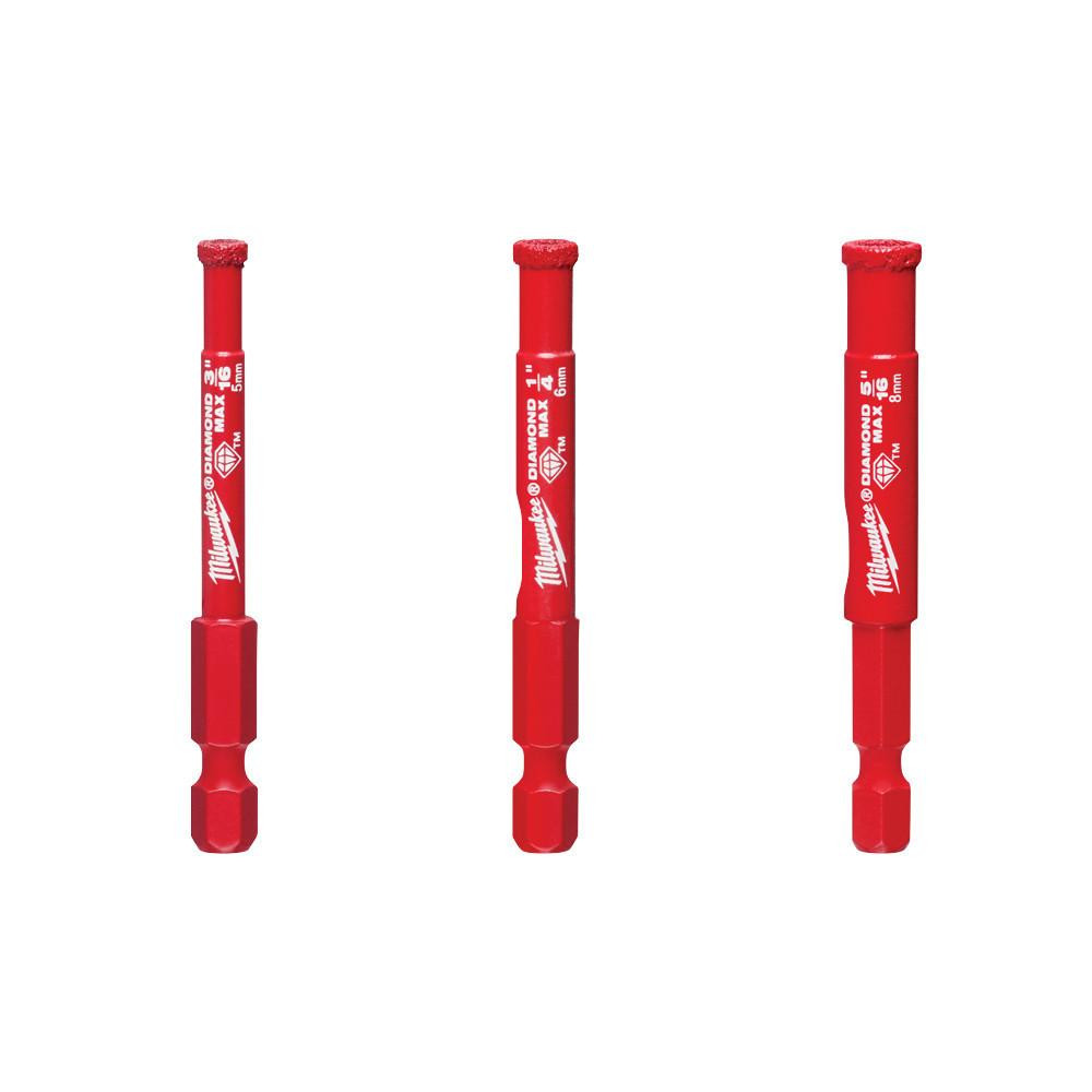49-56-0500 DIAMOND MAX Diamond Grit Hole Saw 3 PC | Milwaukee